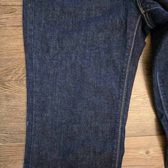 Ann Taylor LOFT Women's Low Rise Modern Flare Jean Dark Wash Size 8 - Picture 12 of 12